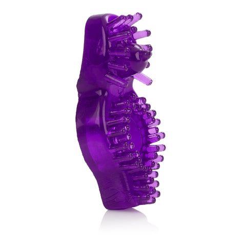 Super Stretch Pink Enhancer Ring With Tickler for Adults COCK RINGS