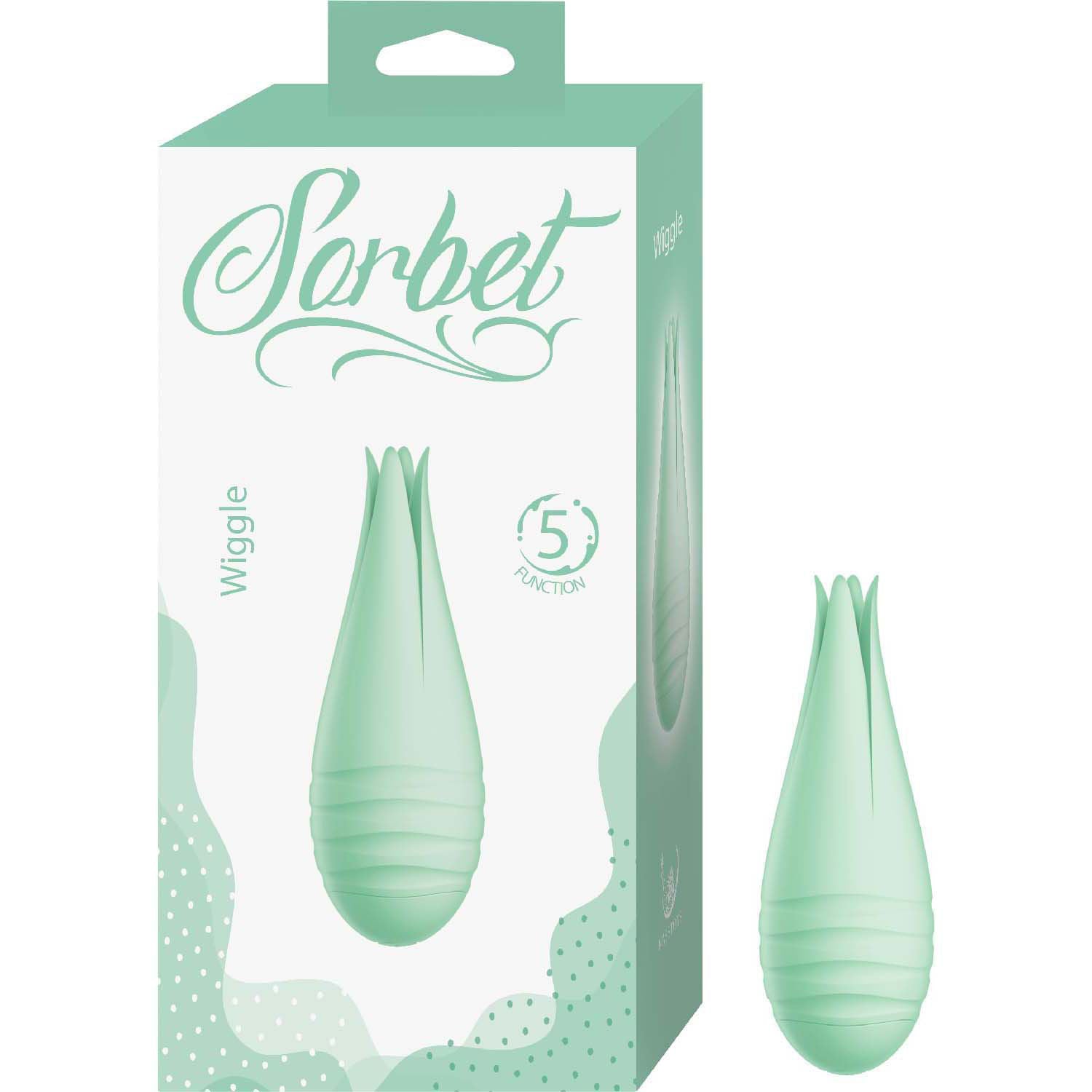 Nasstoys Mint Wiggle (Mint) – Travel-Friendly Silicone Bullet Vibrator Green > Vibrators > Mini Vibrators