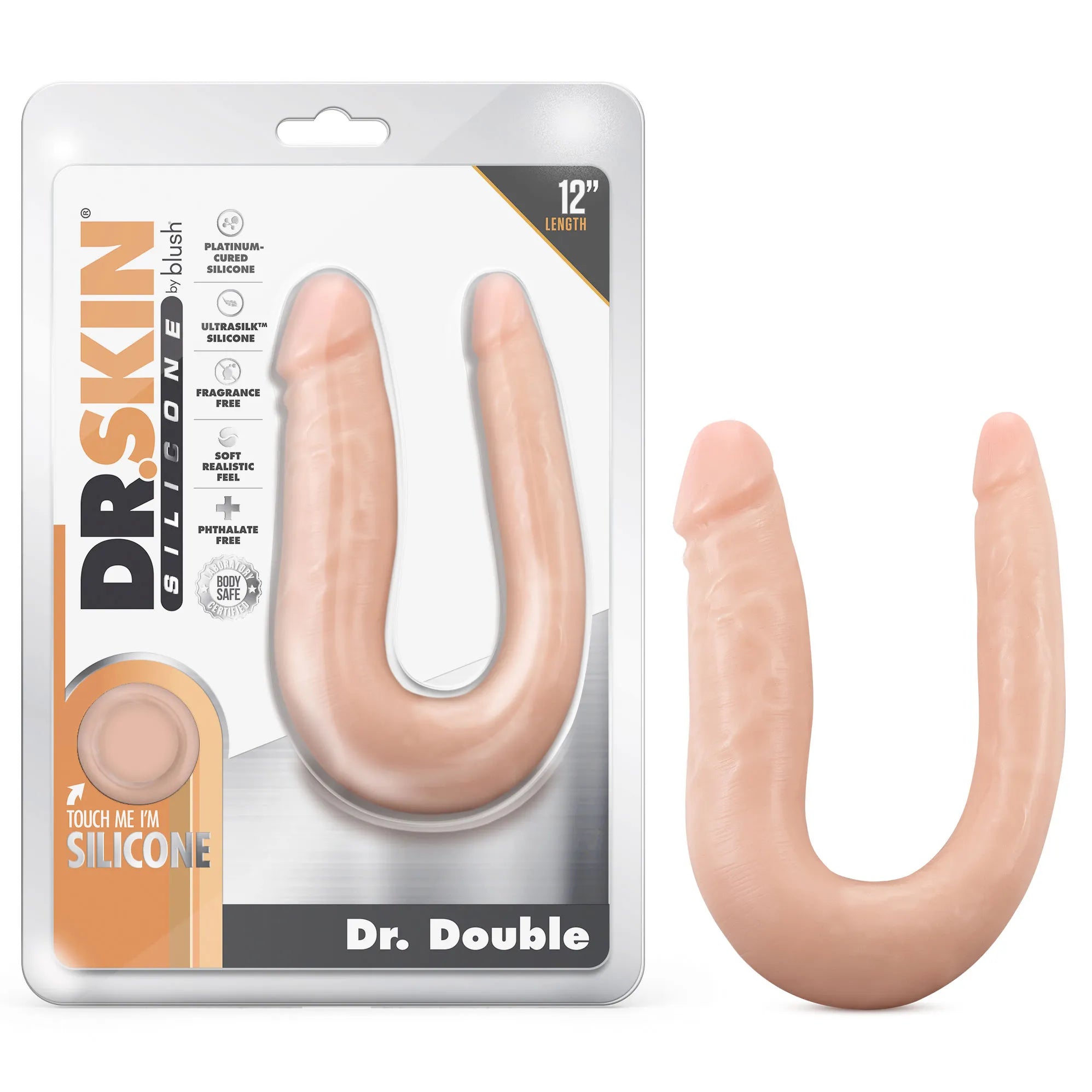 Dr. Skin Dr. Double – 12 Inch Silicone Double Dong > Dildos > Double Dildos