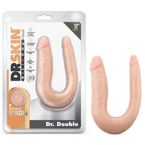 Dr. Skin Dr. Double – 12 Inch Silicone Double Dong > Dildos > Double Dildos