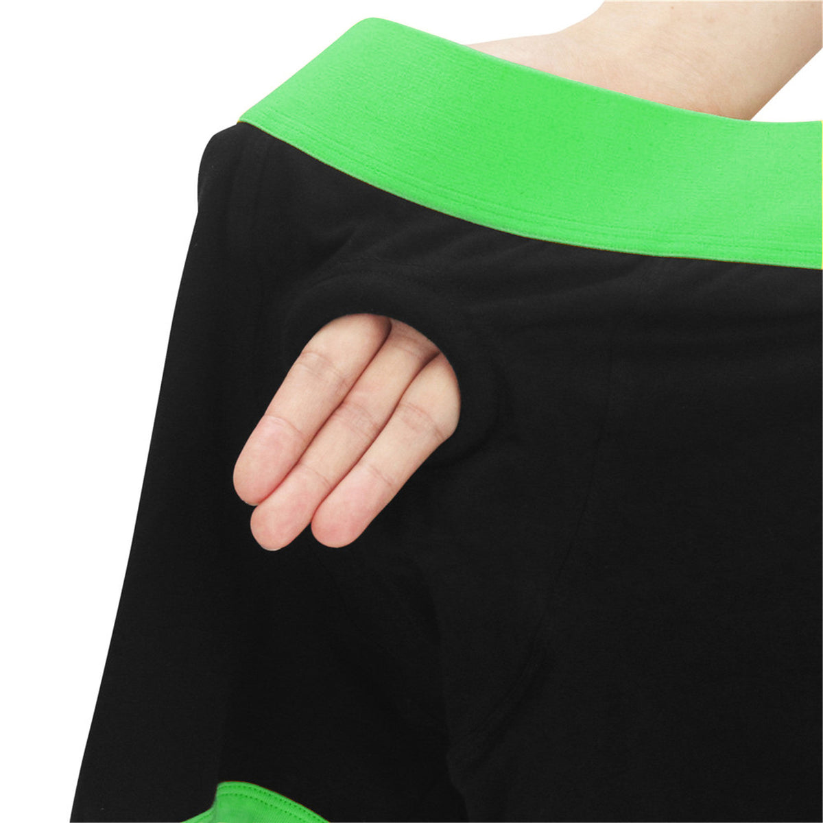 M/L Strap-On Boxer Shorts (Black/Green) – Comfortable Strap-On Harness Underwear > Dildos > Strap On Harnesses