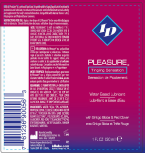 ID Pleasure 1 Ounce Water-Based Personal Lubricant with Natural Stimulants > Lube > Water Based
