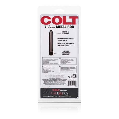 Colt Metal Vibe 7 Inch Multi-Speed Adult Toy BULLETS