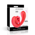 G-Kiss Kissing G-Spot Silicone Vibrator – Flexible Shaft Rechargeable Vibrator Red > Sex Toys For Ladies > G-Spot Vibrators