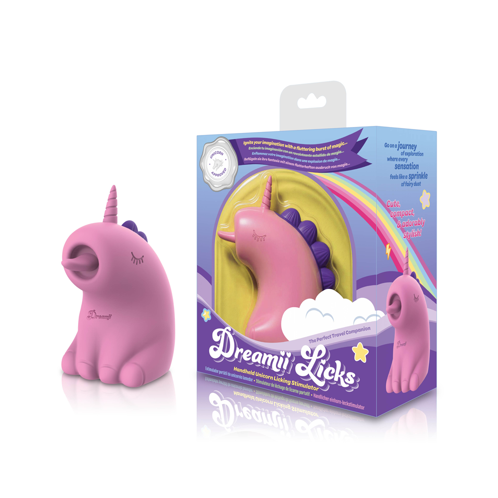 Dreamii Licks Mystical Pink Unicorn Clitoral Stimulator Toy > Sex Toys For Ladies > Clitoral Vibrators and Stimulators
