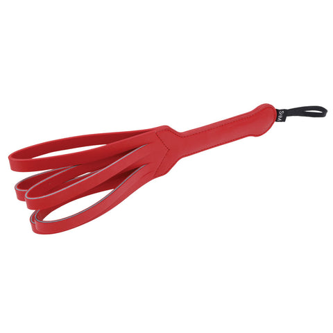 Sex & Mischief Amor Loop Paddle 36 cm Red Vegan Leather Red Whips & Paddles
