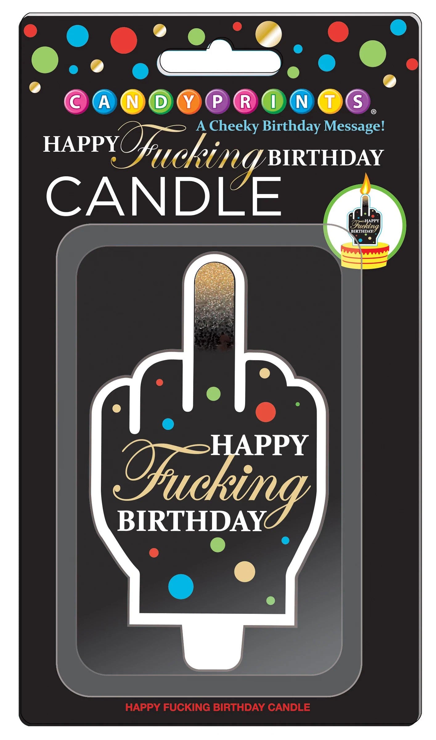 Happy Fucking Birthday Candle Funny Gag Gift Party Supply Default Title Novelty Candles