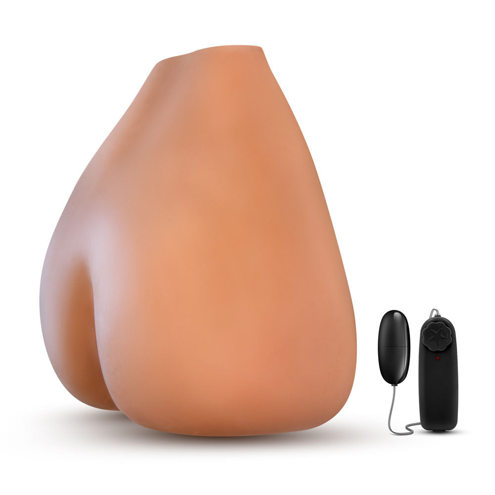 Blush Rita Mocha Lifelike Male Masturbator with Vibrator Assturbators
