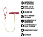 Temptasia Ardor – Adjustable Silicone Collar and Leash Set > Bondage Gear > Collars & Leashes