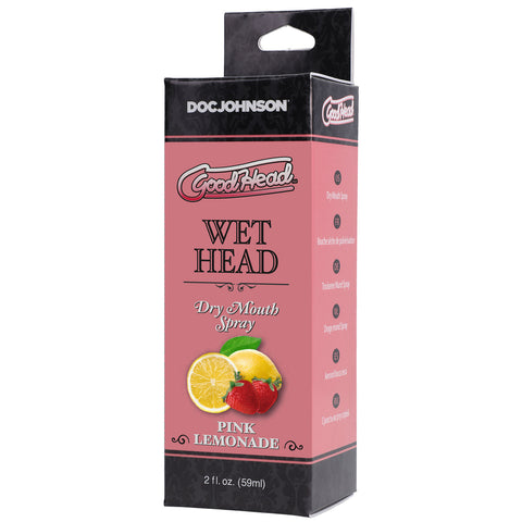 Goodhead Wet Head Dry Mouth Spray Pink Lemonade 2 Fl Oz Oral Gels & Sprays
