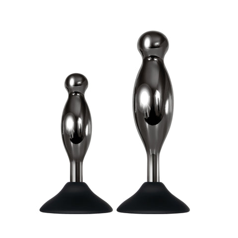 Joy Sticks Suction Mounted Anal Plug Set for Hands-Free Play Butt Plugs