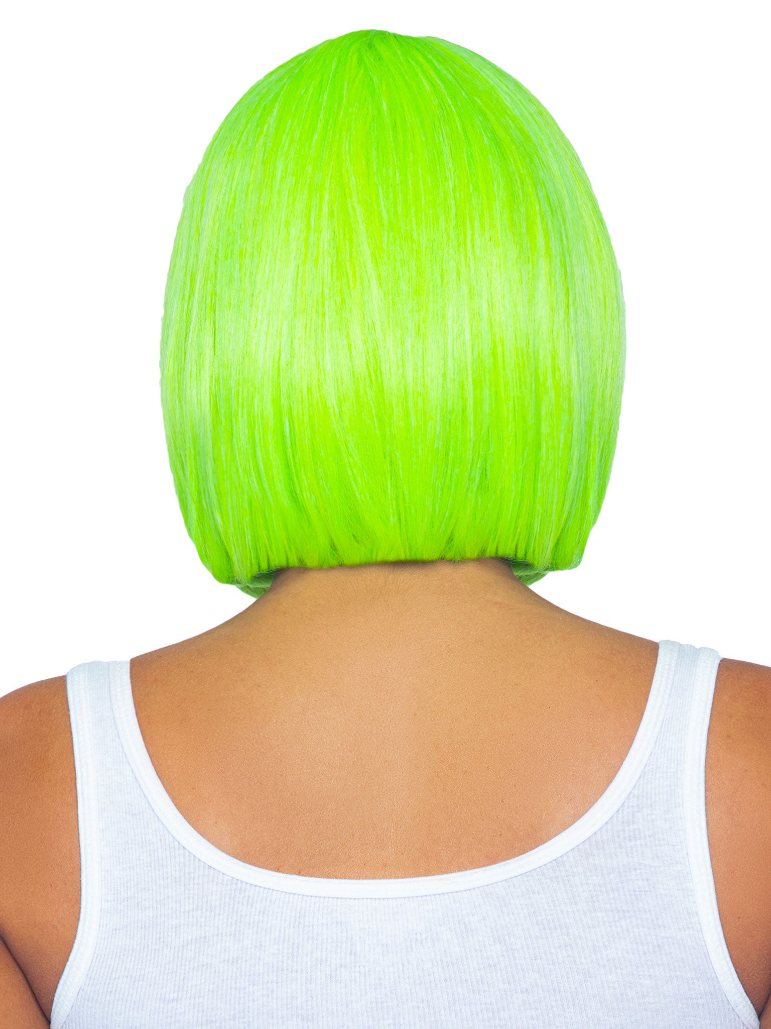 Neon Green 12 Inch Short Bob Synthetic Hair Wig – Vibrant Short Bob Wig > Clothes > Wigs