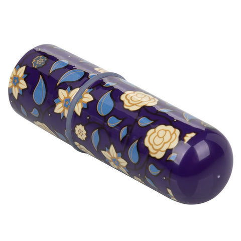 Naughty Bits Just The Tip Bullet Vibrator 3 Inch Floral Pattern Compact Mini Massager BULLETS