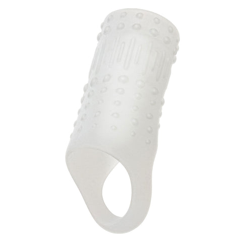 Basic Essentials Liquid Silicone Stimulation Enhancer Sleeve Penis Extension & Sleeves