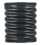 XR Brands Spiral Ball Stretcher Flexible Black Cylinder Scrotum Toy > Sex Toys For Men > Ball Stretchers