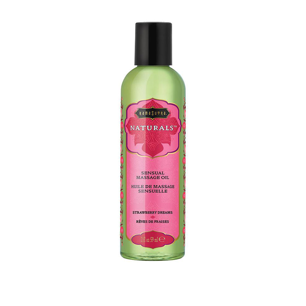 Kama Sutra Naturals Strawberry Dreams Massage Oil 2 Fl Oz Default Title > Essentials > Massage Oil