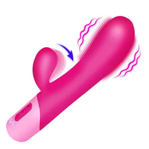 Clit Tapping Vibrating Rabbit (Pink) – Flexible Silicone Rabbit Vibrator > Vibrators > Ladies > Rabbit