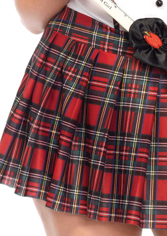 Plus Size Boarding School Flirt Costume Dress With Accessories Costumes