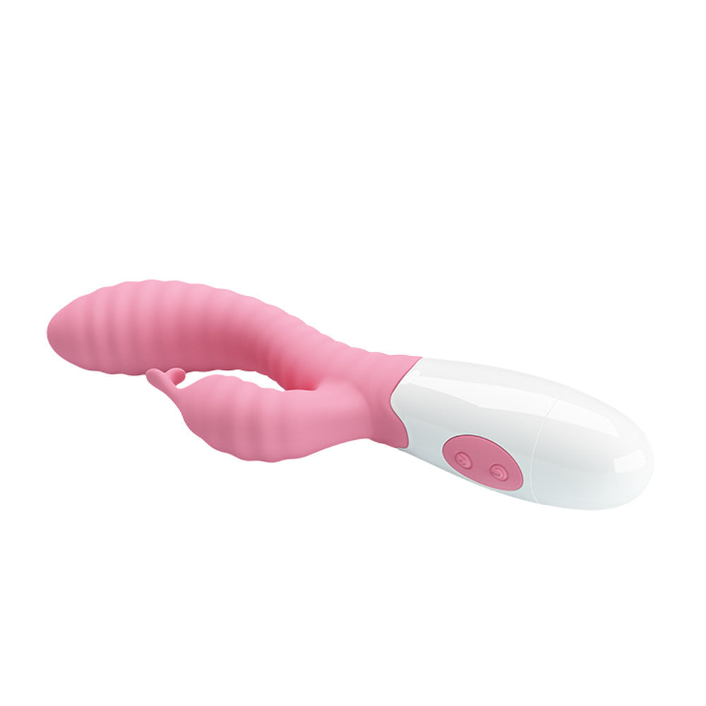 Pretty Love Pink G-Spot Vibrator with 30 Function Soft Silicone VIBRATORS-RABBIT