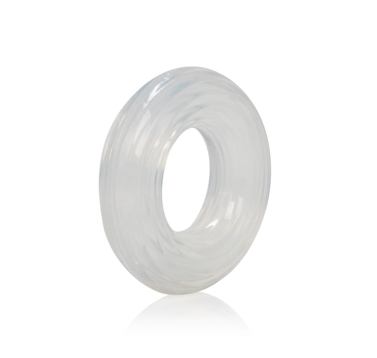 Premium Silicone Ring Large Clear 1.7 Inch Stretchy Support Enhancer > Cock Ring > Single