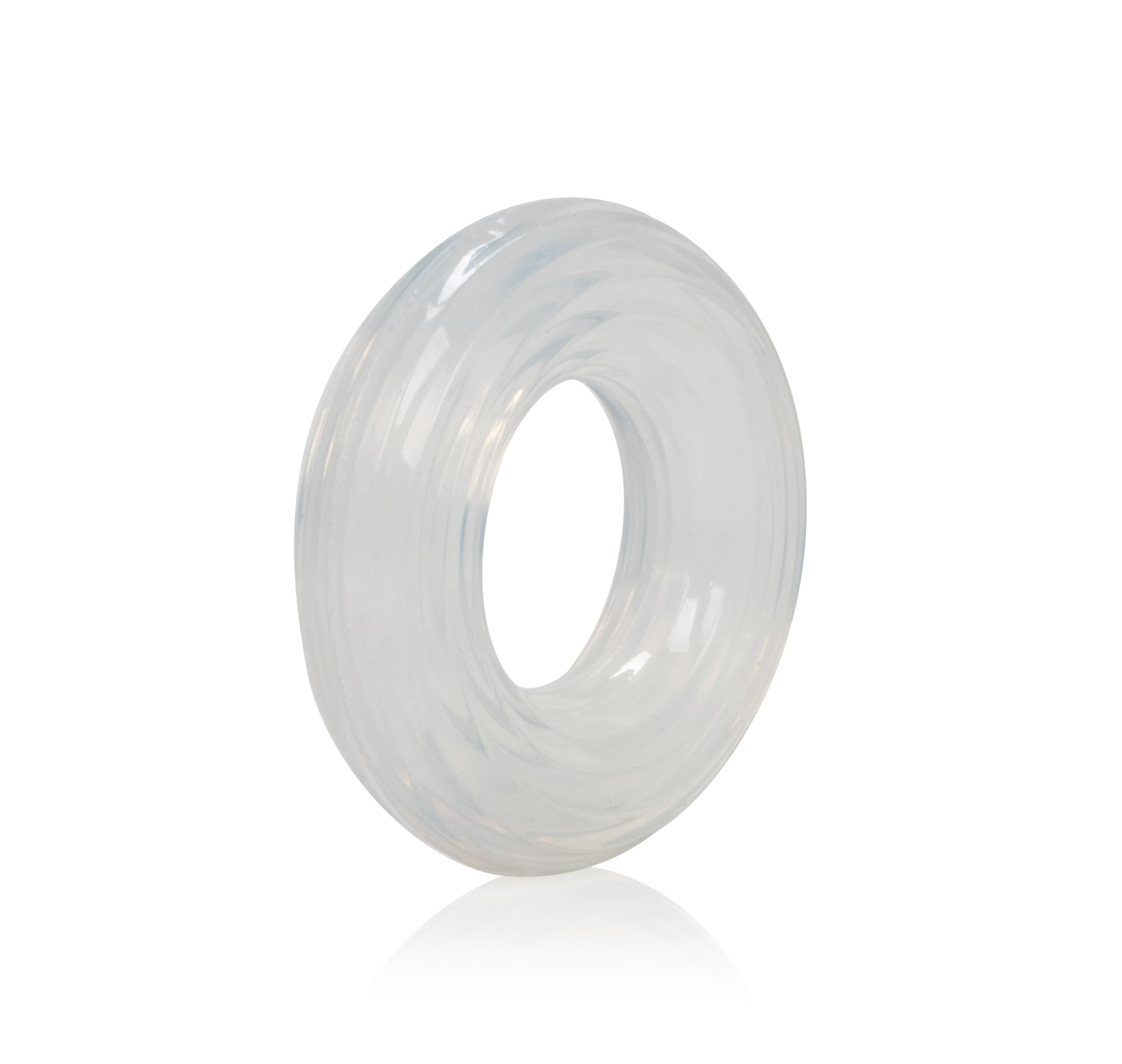 Premium Silicone Ring Large Clear 1.7 Inch Stretchy Support Enhancer > Cock Ring > Single