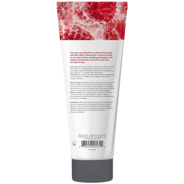 Coochy Berry Bliss Shave Cream – 7.2 Fl Oz Shave Cream > Essentials > Bath & Body