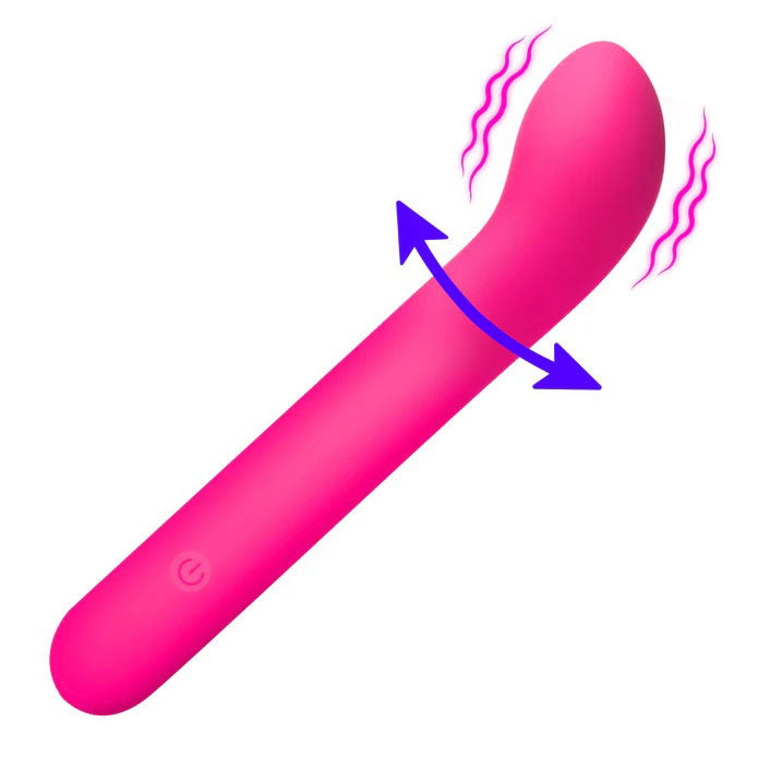 G-Spot Flexible Silicone Vibrator (Pink) – 6.1 Inch Silicone G-Spot Vibrator Secondary image