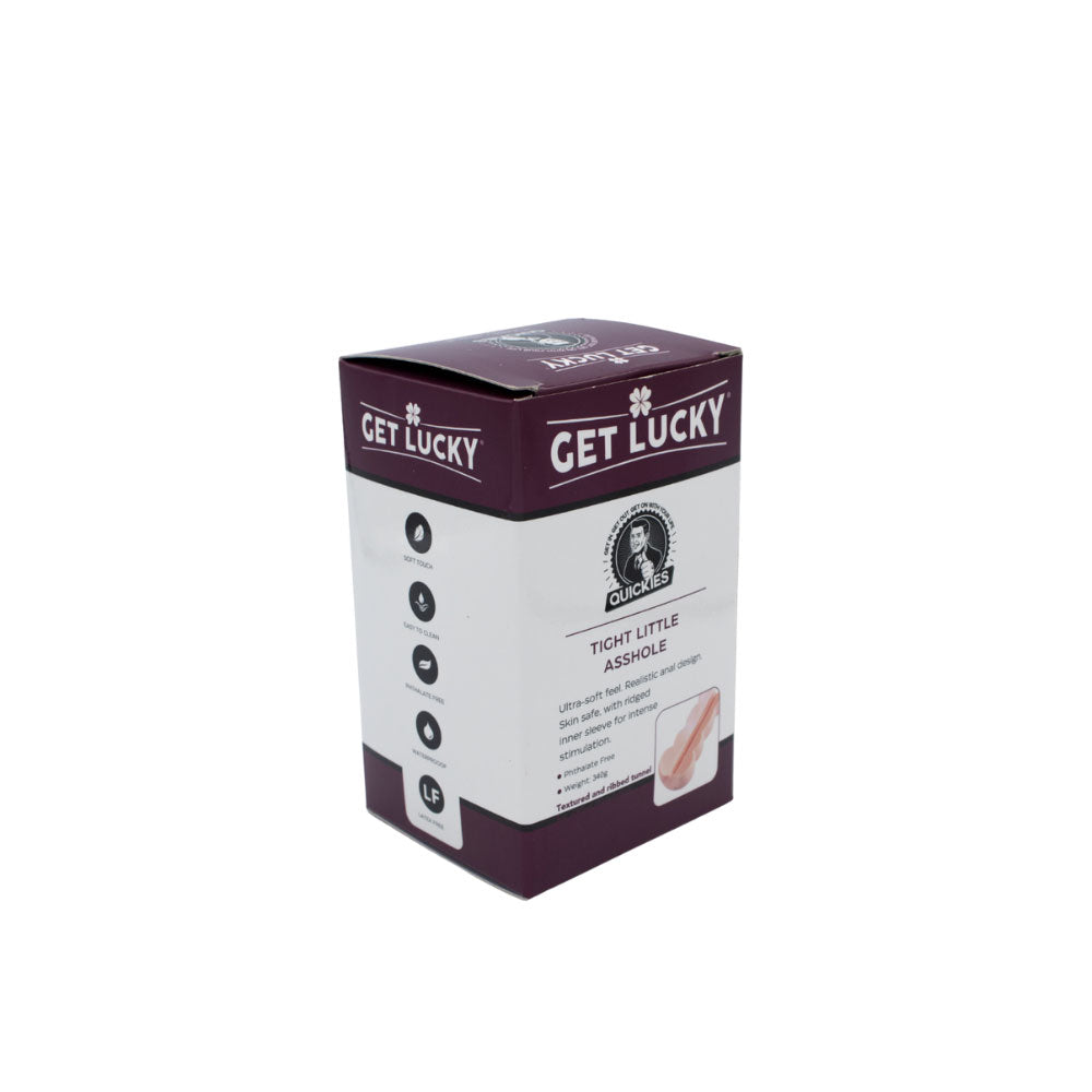 Quickies Tight Little Asshole Male Masturbator – Ultra-Soft Realistic Textured Sleeve Male Masturbator > Sex Toys For Men > Masturbators > Manual