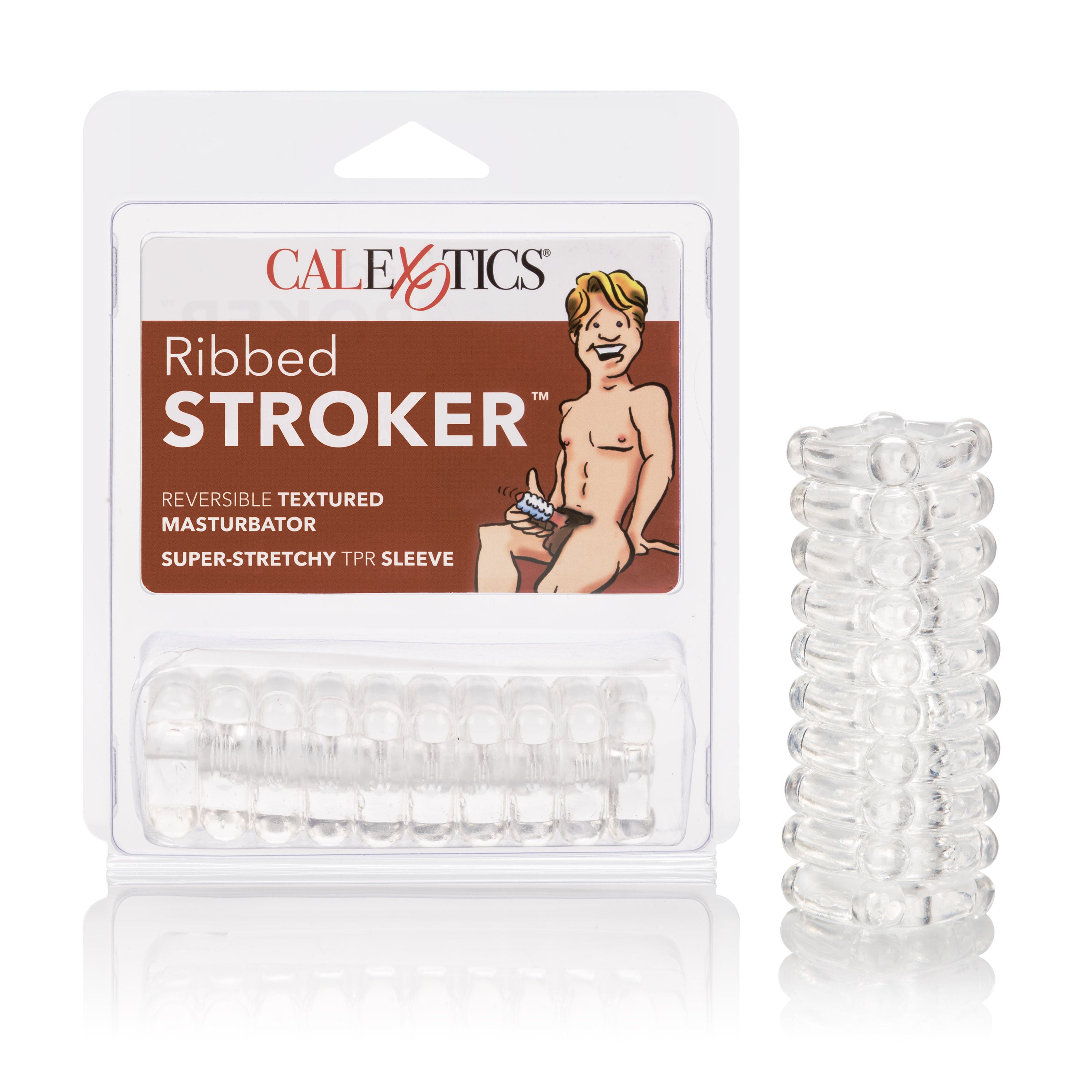 Ribbed Stroker Masturbator for Enhanced Sensation and Comfort Gold Strokers - Manual