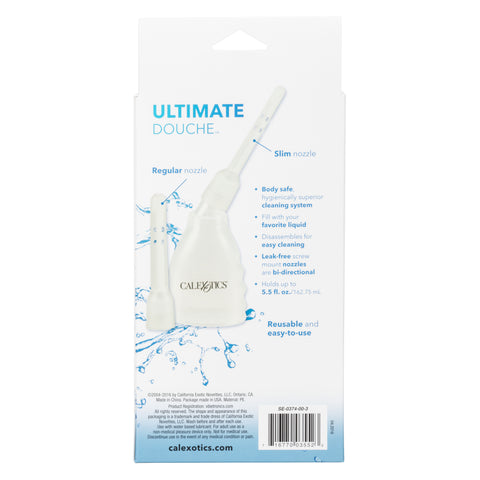 CalExotics Ultimate Anal Douche Bulb Hygiene Cleaner Kit Douches