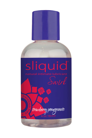 Sliquid Naturals Swirl (Blue Raspberry) – Flavored Water-Based Lubricant Flavoured Lube