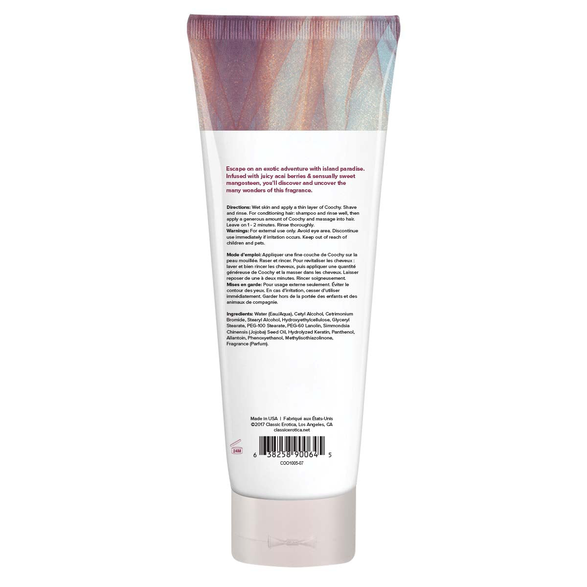 Coochy Island Paradise Shave Cream Moisturizing Conditioner 7.2 Oz > Essentials > Bath & Body