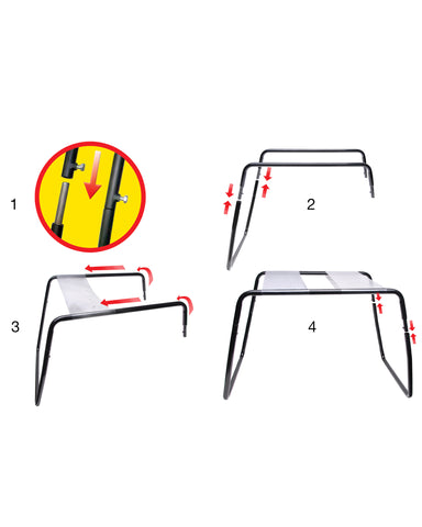 Fetish Fantasy Series Incredible Sex Stool for Bedroom Play Sex Positioners