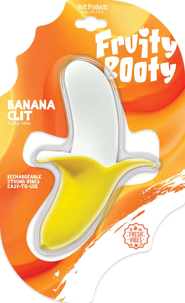 Fruity Booty Banana Mini Vibe – Water-Resistant Clitoral Vibrator with 10 Speeds Yellow > Sex Toys For Ladies > Clitoral Vibrators and Stimulators