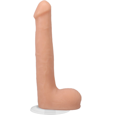 Signature Oliver Flynn 10 Inch Dual Density Ultraskyn Dildo Vanilla Dongs Celebrity