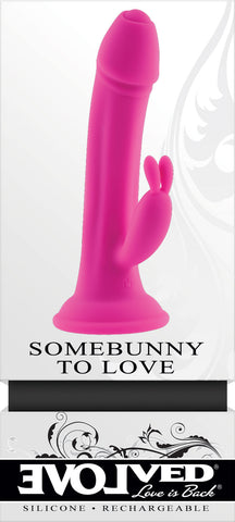 Somebunny To Love Pink Rechargeable Rabbit Vibrator With 9 Modes VIBRATORS-RABBIT