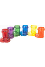 Rainbow Shot Glass Set – Novelty Penis-Shaped Shot Glasses 6-Pack > Novelties > Party Supplies