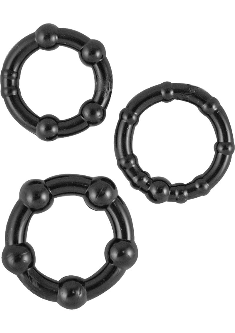 Ram Beaded Cock Rings Set of Three Stretchy Penis Rings > Cock Ring > Sets