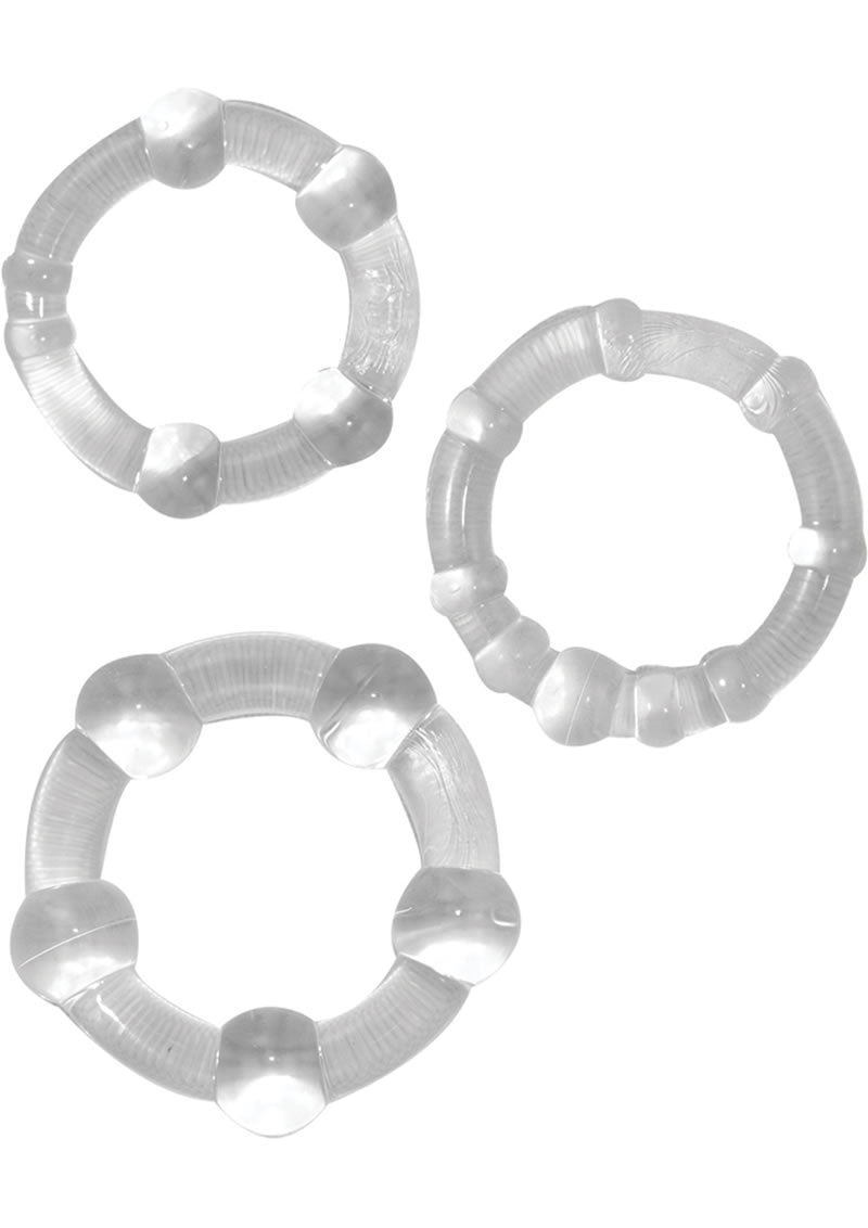 Ram Beaded Cock Rings Set of Three Stretchy Penis Rings > Cock Ring > Sets