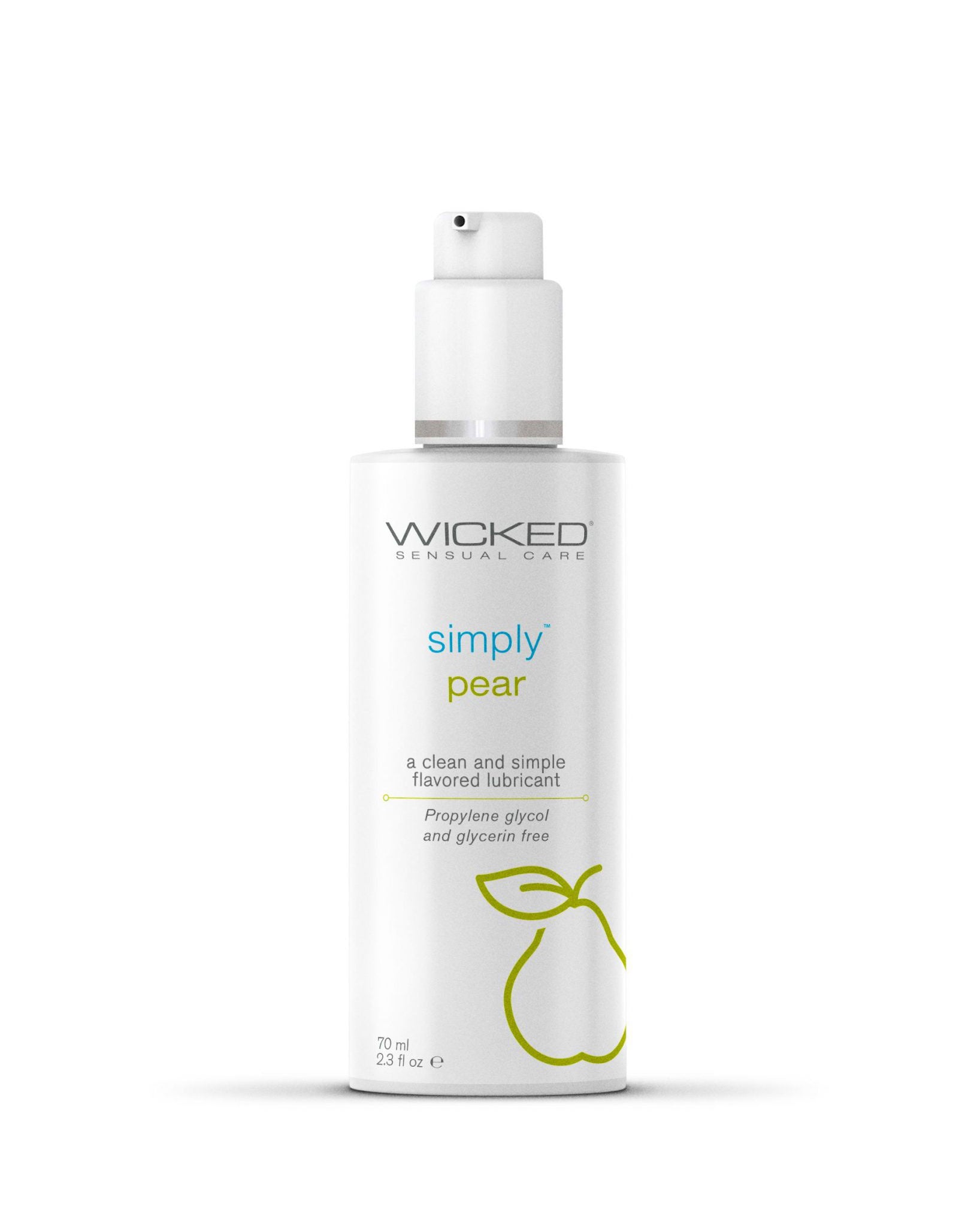 Simply Aqua Pear Flavored Water-Based Personal Lubricant 2.3 Oz Default Title Flavoured Lube