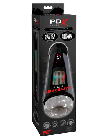 Pipedream Extreme Toys Elite Ultimate Milker 2 Rechargeable Vibrating Masturbator > Sex Toys For Men > Masturbators Premium
