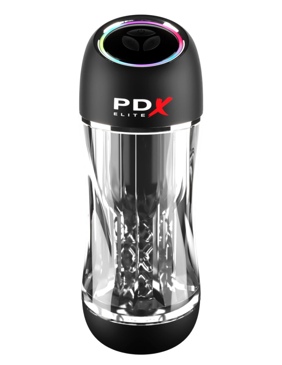 PDX Elite ViewTube Pro Suction Stroker Male Masturbation Toy > Sex Toys For Men > Masturbators > Vibrating