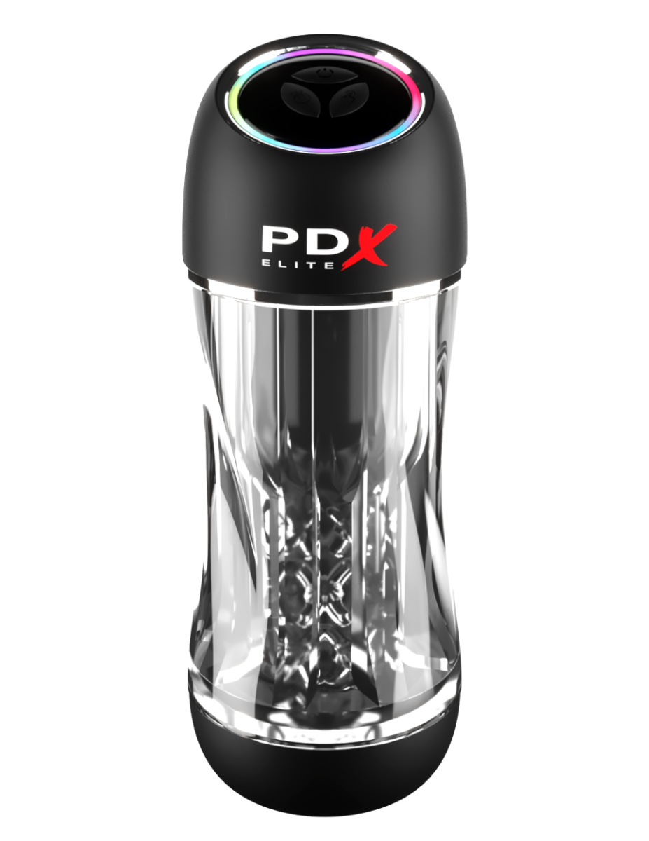 PDX Elite ViewTube Pro Suction Stroker Male Masturbation Toy > Sex Toys For Men > Masturbators > Vibrating