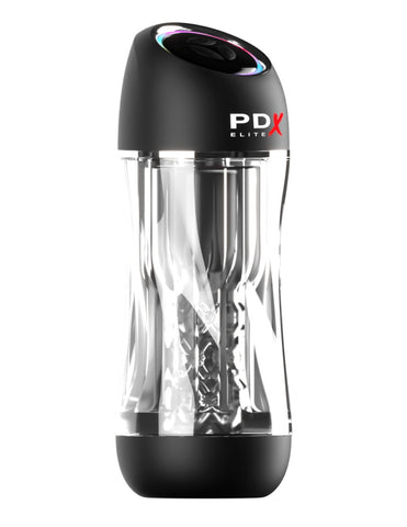 PDX Elite ViewTube Pro Suction Stroker Male Masturbation Toy > Sex Toys For Men > Masturbators > Vibrating