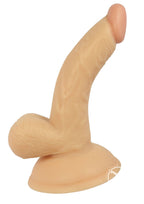 All American Mini 4 Inch Curved Dong With Balls Flesh > Dildos > Slim Dildos