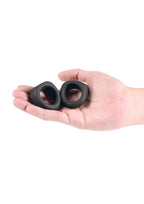 Renegade Alpha Rings – Two-Size Silicone Cock Ring Set - Black > Cock Ring > Sets