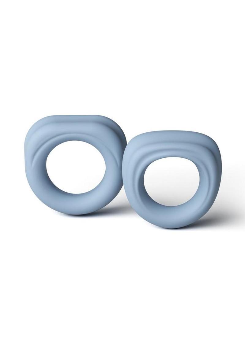Renegade Alpha Rings – Silicone Cock Ring Set - Grey > Cock Ring > Sets Main image
