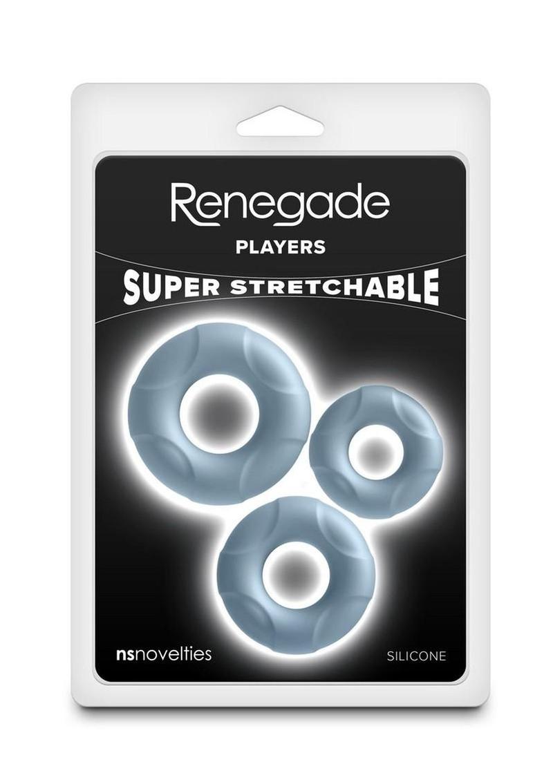 Renegade Players Three-Size Silicone Cock Ring Set > Cock Ring > Sets
