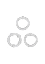 Ns Novelties Renegade Intensity Stretch Cock Ring Set Clear > Cock Ring > Sets