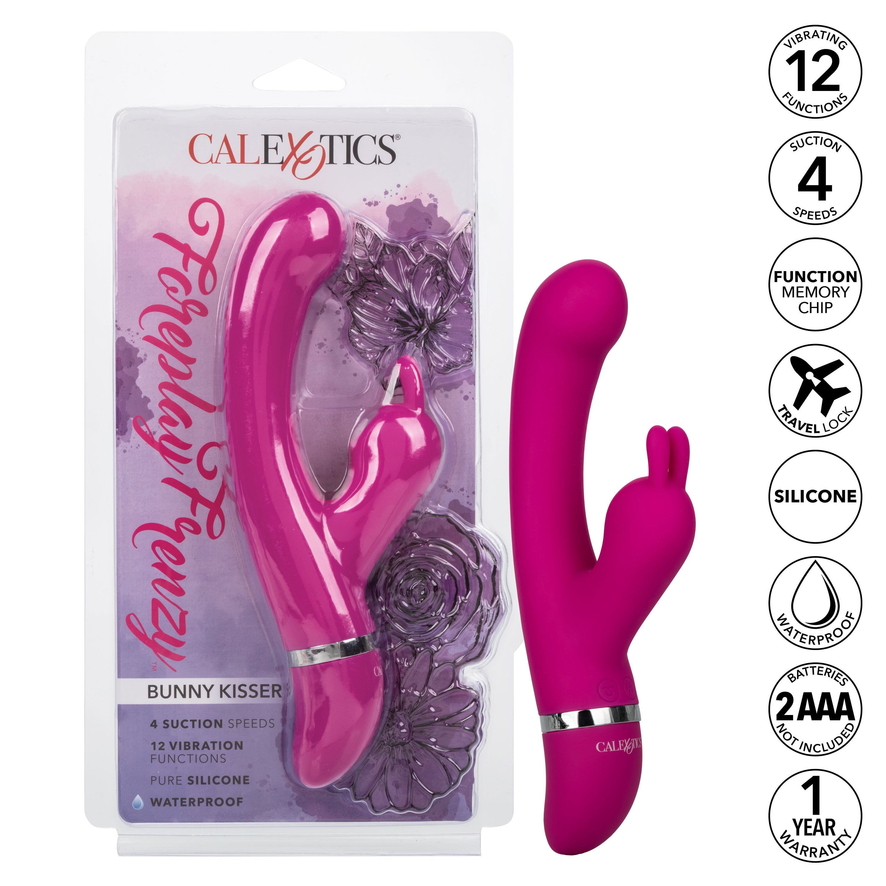 Foreplay Frenzy Bunny Kisser Vibrator VIBRATORS-RABBIT
